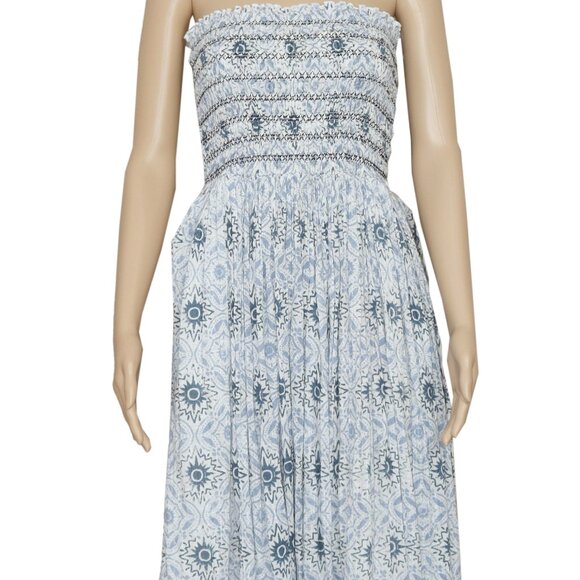 Free People Fp One Ravenna Printed Convertible Maxi Skirt Dress S - Picture 5 of 12